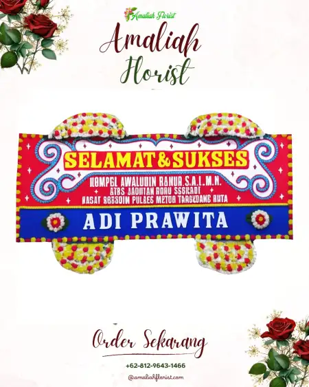 Papan Bunga Ucapan Selamat Waru Sidoarjo